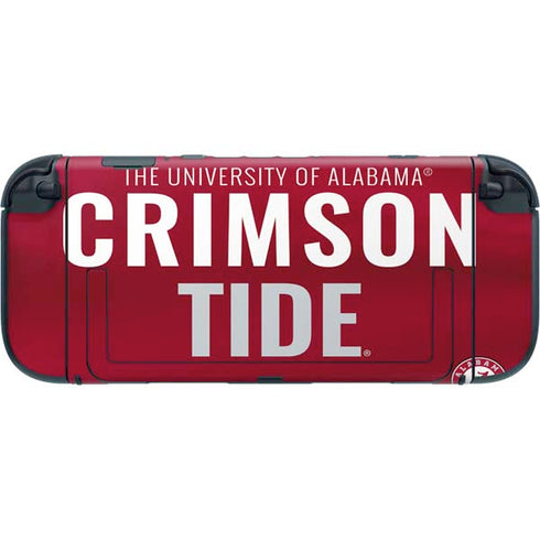University of Alabama Crimson Pride Nintendo Switch 2 (2025) with Joy-Con Skin